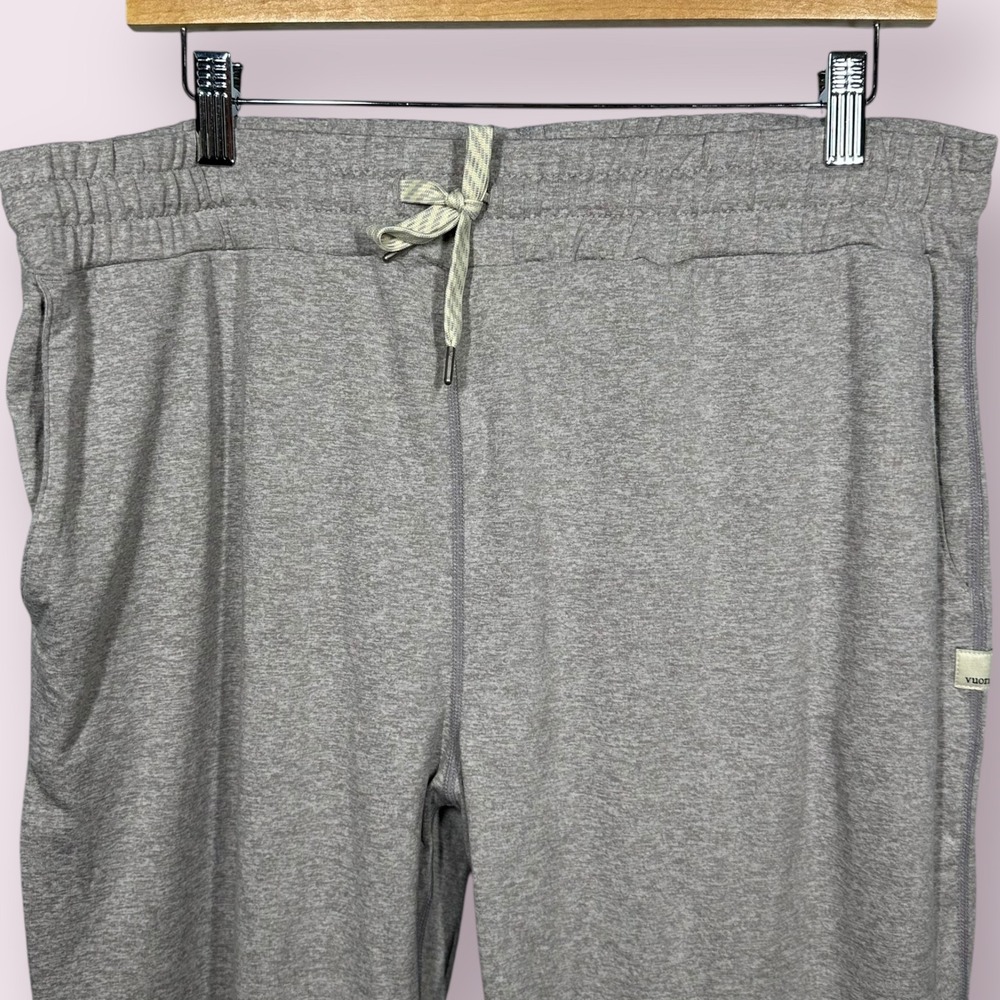 Vuori Womens Performance Jogger Pants Heather Gray Athleisure‎ XLarge 28" Inseam - Picture 4 of 16